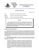 Colorado law addressing flood disasters
