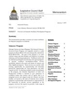 Overview of Colorado workforce development programs