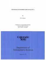 Case study of convection lines during GATE