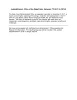 Judicial Branch, Office of the State Public Defender, FY 2017-18, RFI #2