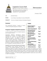 Overview of Colorado workforce development programs