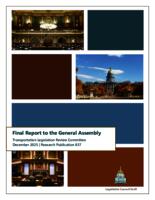 Transportation Legislation Review Committee : final report to the General Assembly