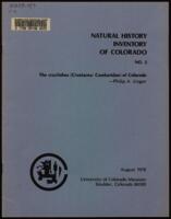 The crayfishes (Crustacea, Cambaridae) of Colorado
