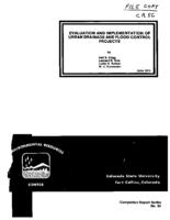 Evaluation and implementation of urban drainage and flood control projects