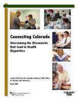 Connecting Colorado : overcoming the disconnects that lead to health disparities