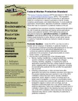 Federal worker protection standard