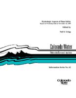 Hydrologic aspects of dam safety : report of workshop held on November 16, 1989 at Colorado State University
