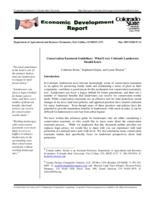Conservation easement guidelines : what every Colorado landowner should know