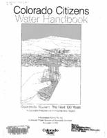 Colorado citizens' water law handbook