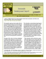 Capital improvement planning projections for Colorado counties and municipalities : executive summary