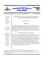 Agricultural land use and economic trends in four north-central Colorado mountain counties: Routt, Jackson, Grand and Summit
