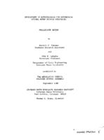 Development of methodologies for determining optimal water storage strategies : preliminary report