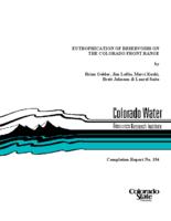 Eutrophication of reservoirs on the Colorado Front Range : final report
