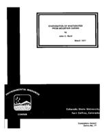 Evaporation of wastewater from mountain cabins