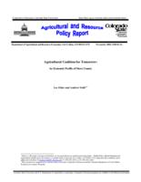 Agricultural coalition for tomorrow : an economic profile of Otero County