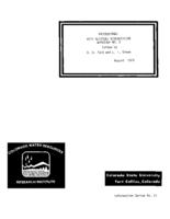 High-altitude Revegetation Workshop no. 2 : proceedings of a workshop at Colorado State University, April 5-6, 1976
