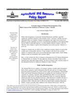 Economic impact of national park designation of the Black Canyon of the Gunnison on Montrose County, Colorado