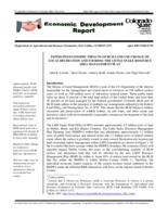 Estimated economic impacts of BLM land use change on local recreation and tourism : the Little Snake resource area management plan