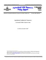 Agricultural coalition for tomorrow : an economic profile of Alamosa County
