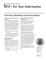 Part-year residents and nonresidents