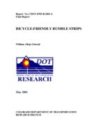 Bicycle-friendly rumble strips