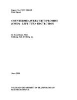 Countermeasures with promise, CWiP : left turn protection