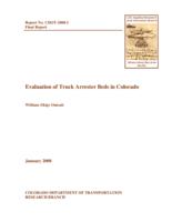 Evaluation of truck arrester beds in Colorado