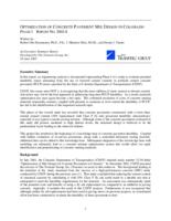 Optimization of concrete pavement mix design in Colorado