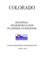Colorado regional transportation planning guidebook