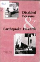 Disabled persons and earthquake hazards