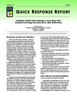 Evaluation of winter storm warnings : a case study of the Colorado Front Range December 20-21, 2006, winter storm