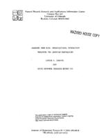 Learning from risk : organizational interaction following the Armenian earthquakes