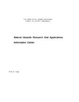 Risk communication, lessons from natural hazards : an annotated bibliography