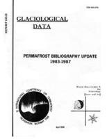 Permafrost bibliography update, 1983-1987