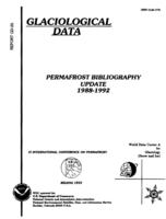 Permafrost bibliography update, 1988-1992