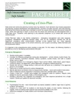 Creating a crisis plan