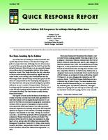 Hurricane Katrina : GIS response for a major metropolitan area