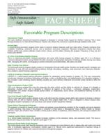 Favorable program descriptions