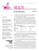 Diet and hypertension