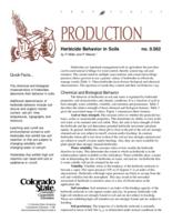 Herbicide behavior in soils