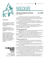 Chemical treatment of ponds