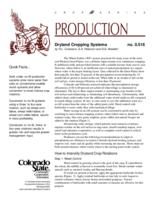 Dryland cropping systems