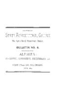Alfalfa : its growth, composition, digestibility, etc