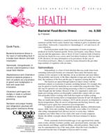 Bacterial food-borne illness