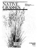 Handbook of Colorado native grasses