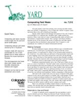 Composting yard waste