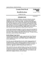 County data book health section
