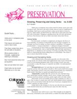 Growing, preserving and using herbs