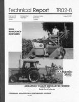 2001 research reports