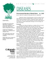Environmental disorders of woody plants